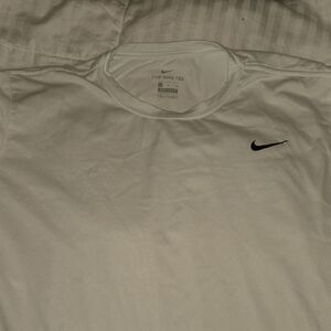 Nike Men's Off-White Short Sleeve Tee